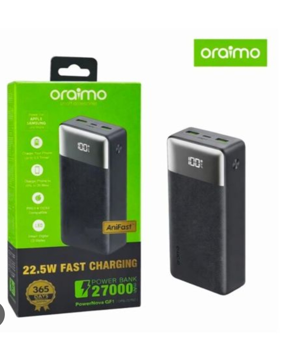 Oraimo PowerNova QF1 27000mAh Power Bank