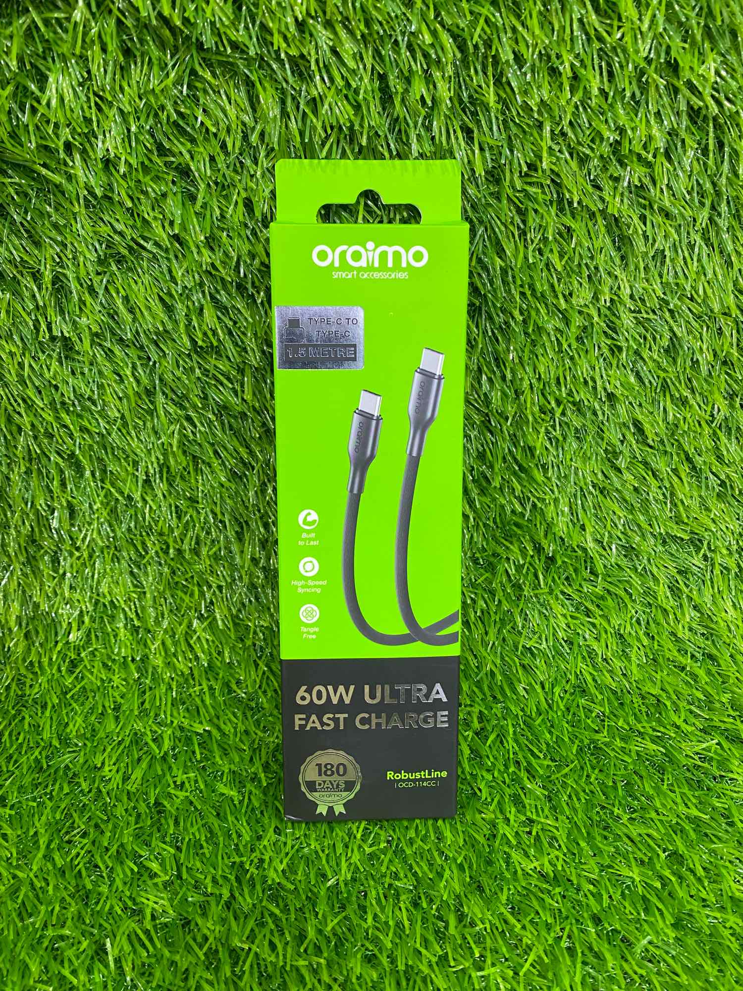 oraimo RobustLine 60W Type-C to Type-C cable