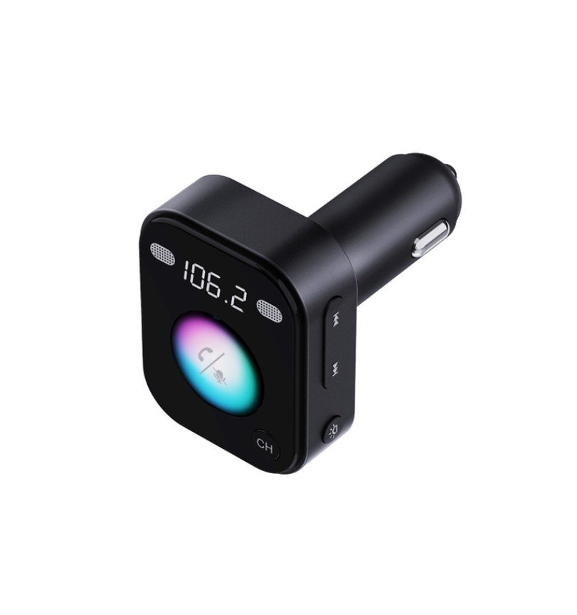 Porodo Dual Microphone FM Transmitter and Car Charger
