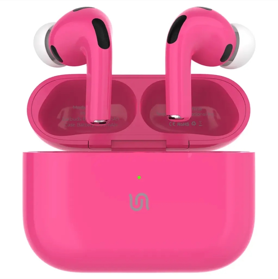 Porodo Soundtec ANC True Wireless Earbuds Pro III in pink